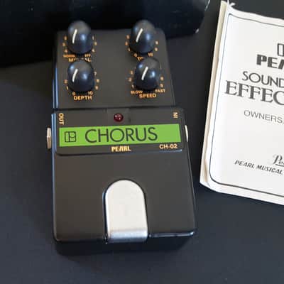 Pearl CH-02 Chorus Vintage 1980s MIJ - Black image 3