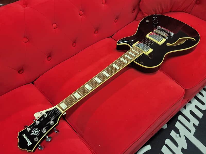 Ibanez AXD71-BK-12-01 Black Semi Hollow Electric Guitar LP, T | Reverb