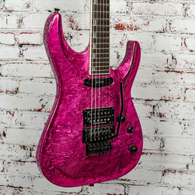 ESP Horizon-1 Electric Guitar, Pink Liquid Metal w/ Original Case x1212 (USED) image 3