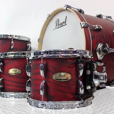 Pearl Session Studio Select 20” 4-Piece Drum Shell Pack - Scarlet Ash image 4