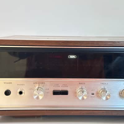 Sansui 5000A AM/FM Tuner Amplifier w/ Wood Cabinet image 13