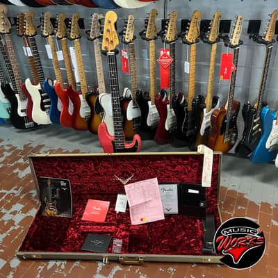 Fender   Custom Shop Pino Palladino Precision Bass Fiesta Red Over Desert Sand Relic 2022 image 8