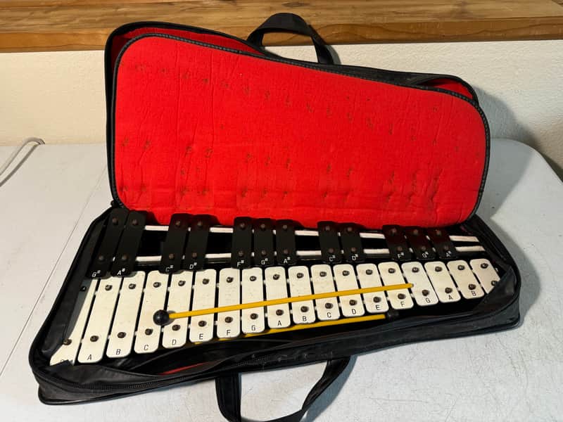 CB700 Xylophone Bell Kit Wood Mallet Percussion Student Instrument Band Case image 1