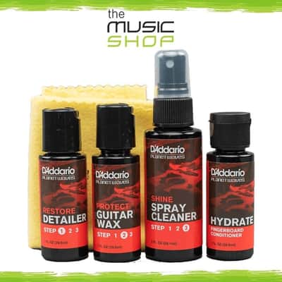 D'Addario Planet Waves Instrument Care Essentials Kit - PW-GCB-01 Cleaning Pack image 1