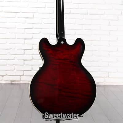 Gibson ES-335 Figured Semi-hollowbody Electric Guitar - Blood Moon Burst (ES35F00MNNHd3) image 2