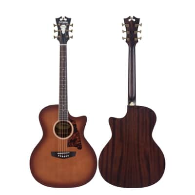 D'Angelico Crafted for Clarity: D'Angelico Premier Fulton Grand Auditorium Acoustic-Electric Guitar in Caramel Burst image 12