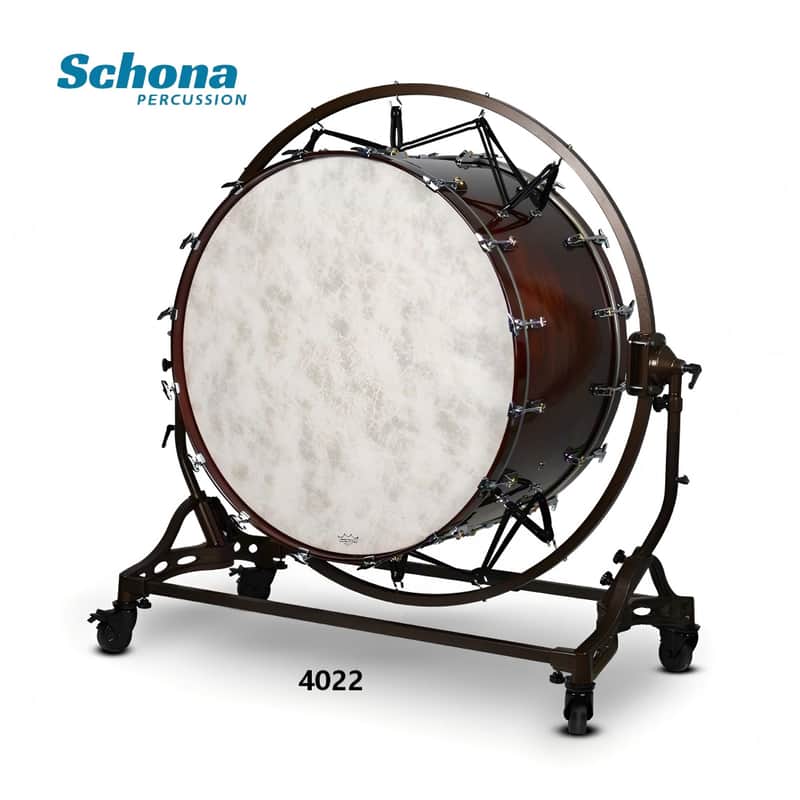 40 Inch Indoor Symphonic Drum REMO Drum Skin Portable Metal Wheel Drum image 1