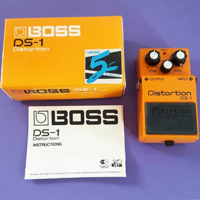 Boss DS-1 Distortion (Black Label) Vintage 1989 - Orange image 1