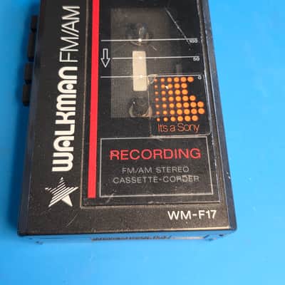 Sony WM-F17 Walkman Cassette Player / Radio – Working – Read Description – As-Is image 1