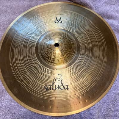 Saluda Symbolic Series 14 Inch Medium Thin Hi Hat Cymbals, 1,083 and 1,278 Grams, Video Demo., MINT image 2