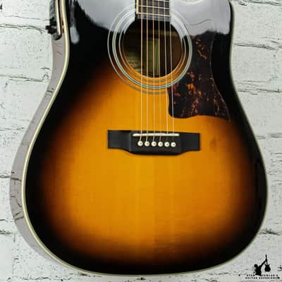 Epiphone Masterbuilt DR-500MCE Vintage Sunburst image 2