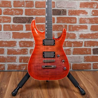 ESP Custom Shop Horizon NT FM Flame Maple Top Purple/Red Gradation Tear Drop 2024 w/OHSC image 3