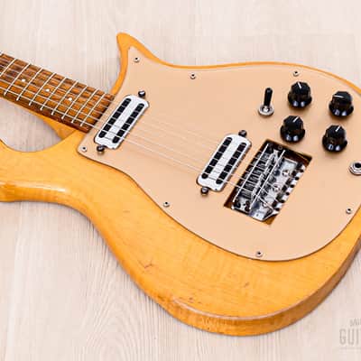 1961 Rickenbacker 450 Combo Vintage Electric Guitar Mapleglo w/ Toaster Top Pickups, Case image 10