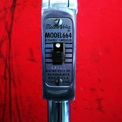 Vintage 1950s Electro Voice 664 dynamic cardioid microphone Hi Z w accessories 1 image 9