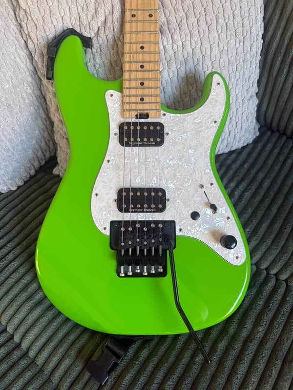 Charvel Pro-Mod So-Cal Style 1 HSH FR M 2021 - Present - Slime Green - Upgraded image 1