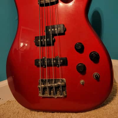Fender Contemporary Power Jazz Bass Special 1987 - 1990 - Candy Apple Red image 6