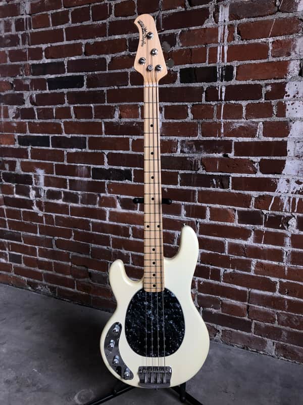 Earnie Ball Music Man Sting Ray Translucent Creme image 1