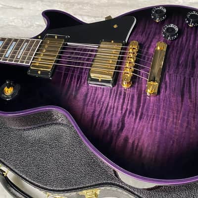 NEW! Gibson Dealer Select Custom Shop Les Paul Custom Purple Widow AAA Figured Flame Top - Authorized Dealer - 10.6 lbs - G07677 image 11
