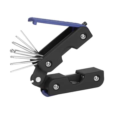 RockCare MultiTool "Inch" blue with stringwinder for guitar & bass image 4