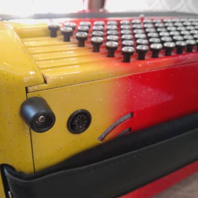 FISART MUSSETINA 4 ROW 4 REG 3 VOICE 96 BASS FRENCH COMPACT ACCORDION + MIDI D# image 6