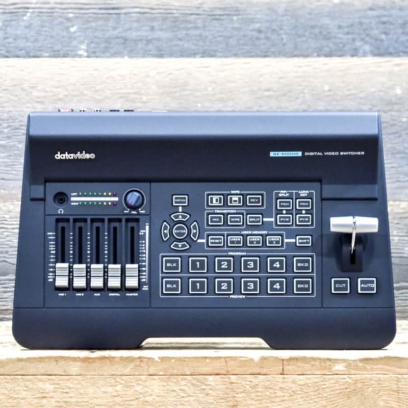 Datavideo SE-500HD 4-Channel 1080p HDMI Video Switcher / Built-In Audio Mixer image 1