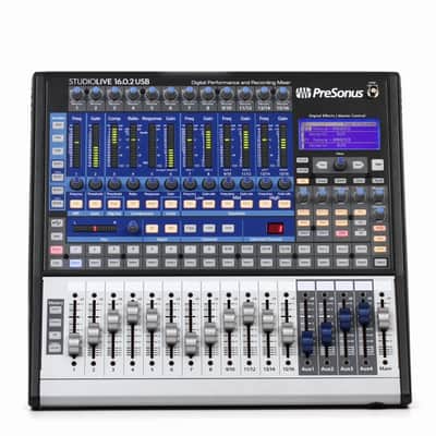 PreSonus StudioLive 16.0.2 USB 16-Channel Digital Mixer 2017 - Present - Blue/Silver image 2
