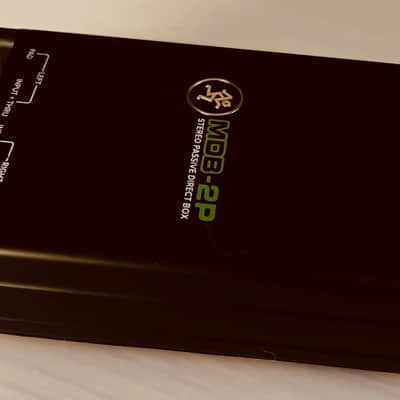 Mackie MDB-2P Stereo Passive Direct Box 2010s - Black image 2