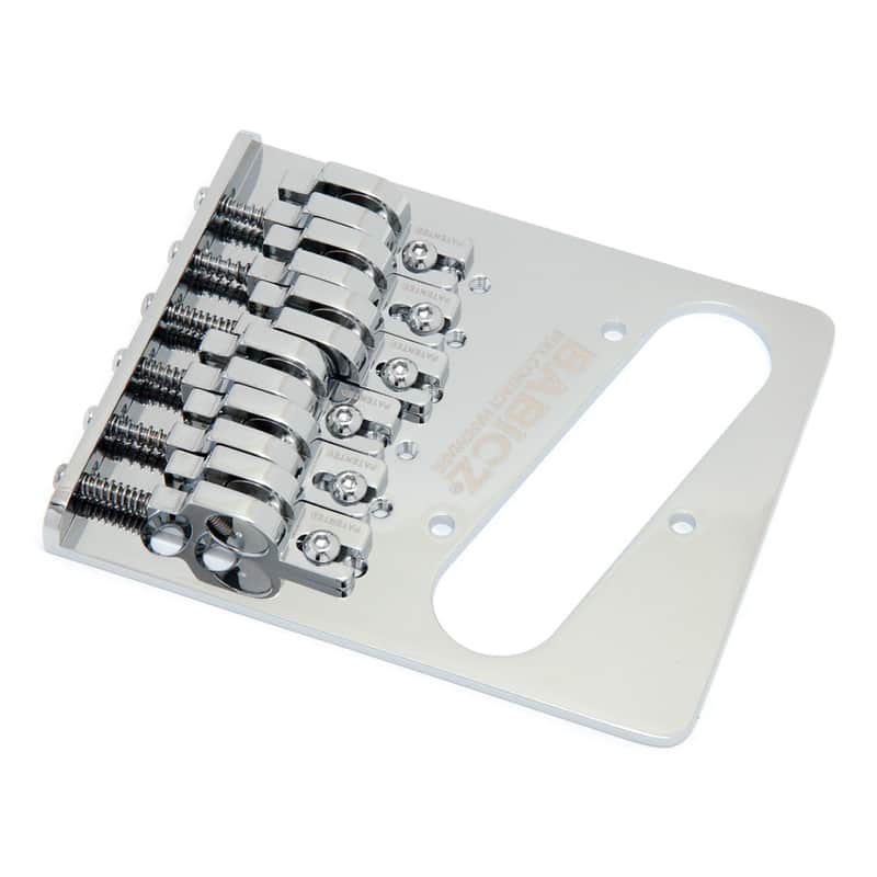 Babicz FCH Original Series Hardtail Telecaster Bridge (Chrome) image 1