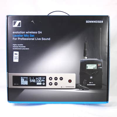 Sennheiser EW 100 G4-ME2-A1 Wireless Lavalier Microphone System (A1-Band: 470-516 MHz) 2010s - Black - Open Box image 4