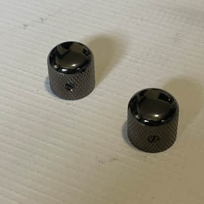 2000's Japan Ibanez Prestige RG Series Guitar Cosmo Black Dome Metal Knob Flat Head Set Screw image 2