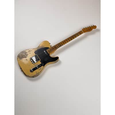 Fender CUSTOM SHOP LTD 53 TELE SUPER HEAVY RELIC - AGED NATURAL BLONDE 2024 - Super heavy relic Aged natural blonde image 1
