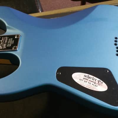 Schecter C-1 Special Diamond Series Satin Metallic Blue W/Gig bag image 6