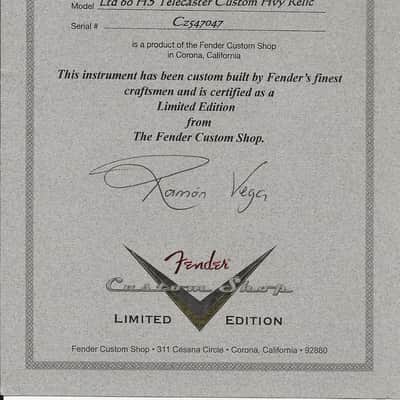 2020 Fender Custom Shop 60 HS Telecaster Custom Heavy Relic Sea Foam Green L.E. image 25