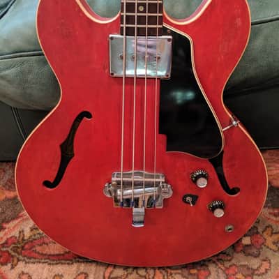 1966 Gibson EB-2C Refinished with Left Hand Nut image 4
