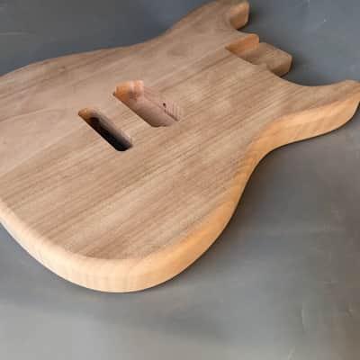 Guitar Body Mahogany Wood Unfinished Style Bolt On image 4
