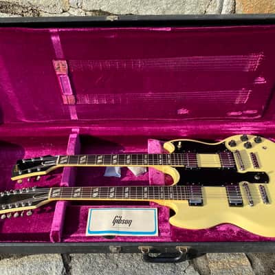 Gibson EDS-1275 Double-Neck SG 1974 - Alpine White image 22