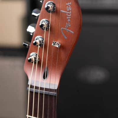 Fender Acoustasonic Standard Telecaster Electric Guitar - Black image 5