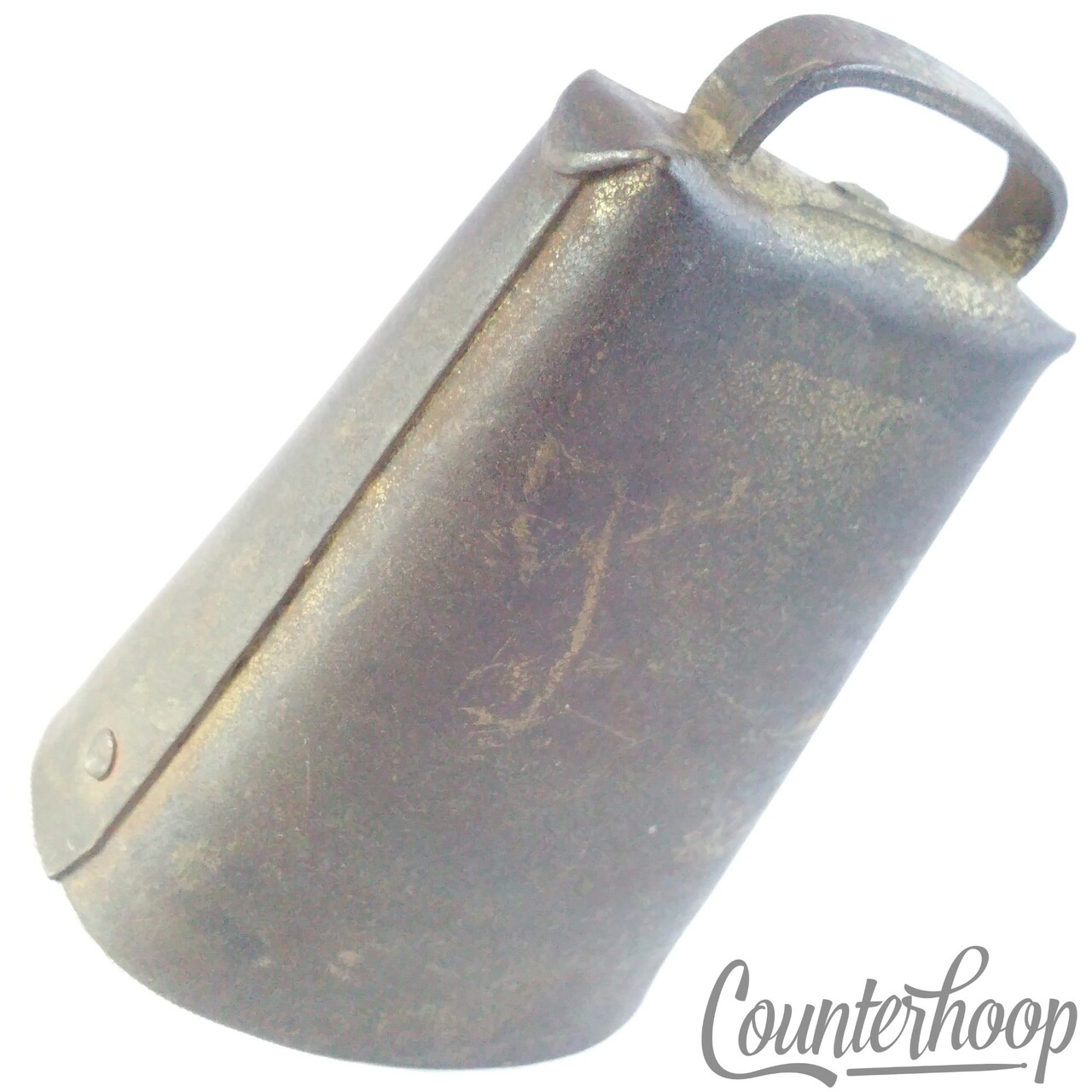 Ludwig Cowbell 5"x3 3/4x2 Vintage 50s Steel Latin Percussion Drum Set Accessory — main photograph