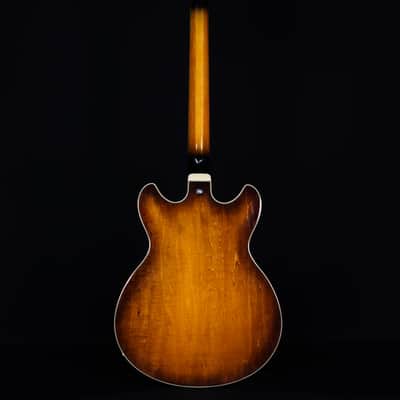 Ibanez AS7328 Hollow Body Baritone Electric, Tobacco Brown image 7