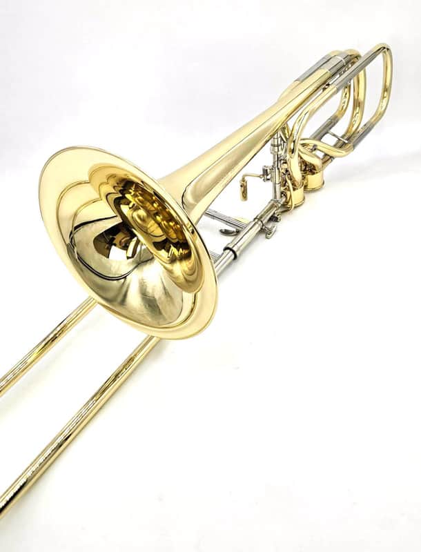 Rath R9 Custom Series Bb/F/Gb/D Bass Trombone in Clear Lacquer image 1