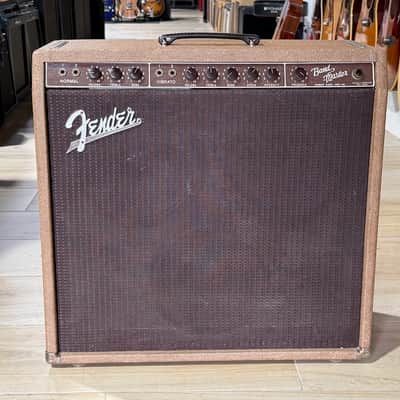 Fender Bandmaster 1960 - ultra rare early Brown Tolex w/factory 3x10's & fabulous tone ! image 2