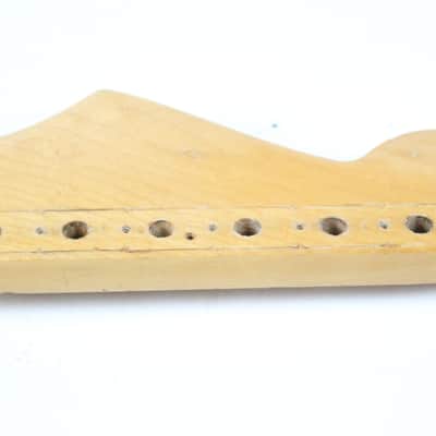 RARE 1963 Vintage Fender Stratocaster Neck Maple Brazilian Rosewood Clay Inlays Strat USA 1960s L-Series Pre-CBS image 20