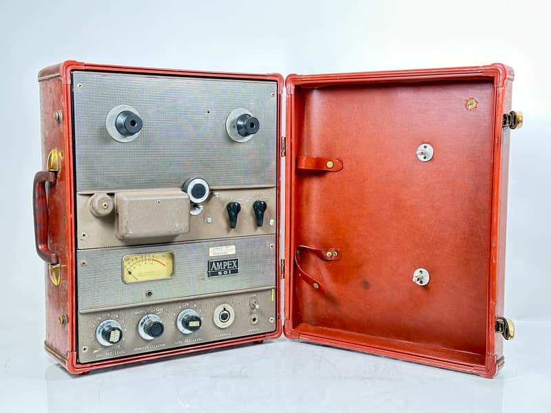 Vintage Ampex 600 / 601 Magnetic Tape Recorder Tube Preamp Mic Preamplifier image 1