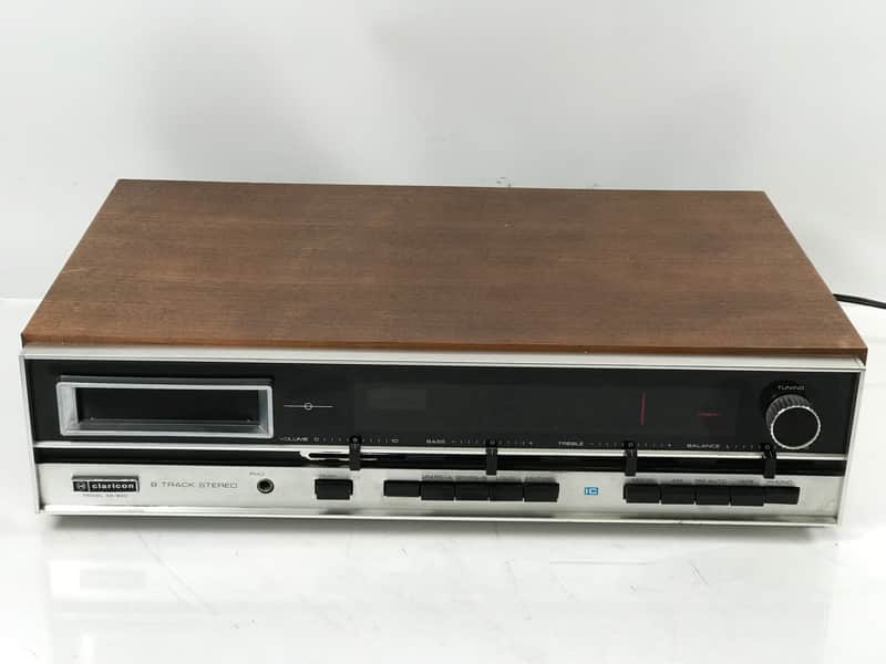 Vintage 70s Claricon 33-840 8 Track Tape Stereo AM/FM Radio Home Audio Receiver image 1