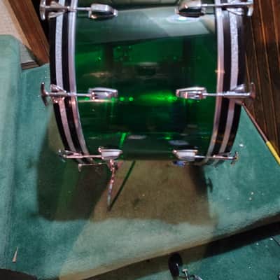 1970s Ludwig "Virgin" Vistalite 14x24" Bass Drum with Single-Color Finish image 2