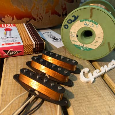 General Vintage Tone  1961 Stratocaster pickup set Rory Gallagher type hand wound formvar  2019 Blac