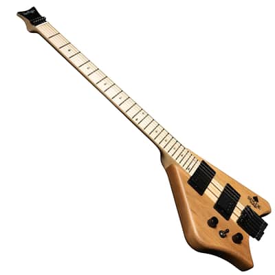 Bootlegger Guitar Spade HH Left Handed With Case 2023 - Honey Matte image 3