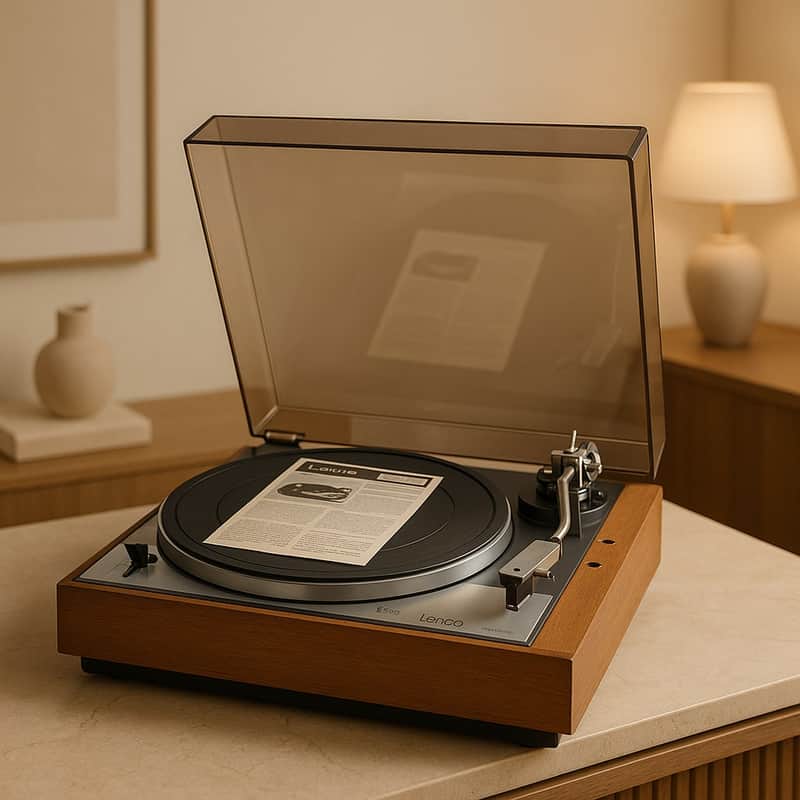 LENCO L75 Rare Vintage Turntable Warranty Manual Idler Drive ADC 220X