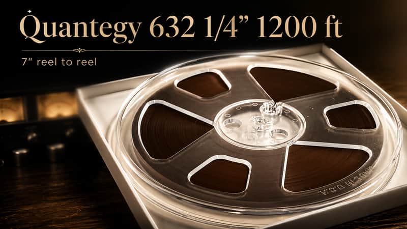 Quantegy 632 1/4” 1200 ft Reel-to-Reel Tape image 1