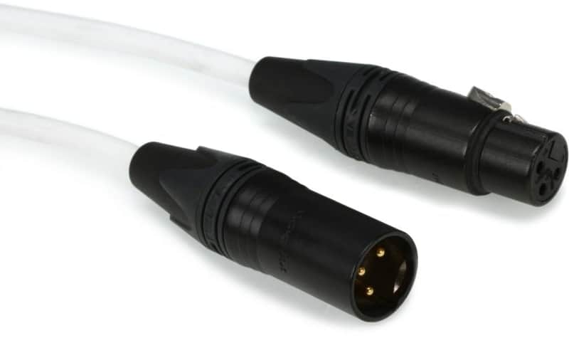 Pro Co Quad XLR Cable - 10 foot White (XLR10SWCQWhtd2) image 1